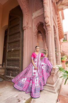 Red Pure Soft Organza Anarkali Suit Set With Huge Flair, Dupatta & Pant